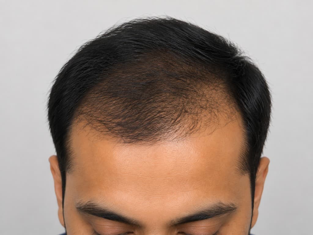 Front scalp photo